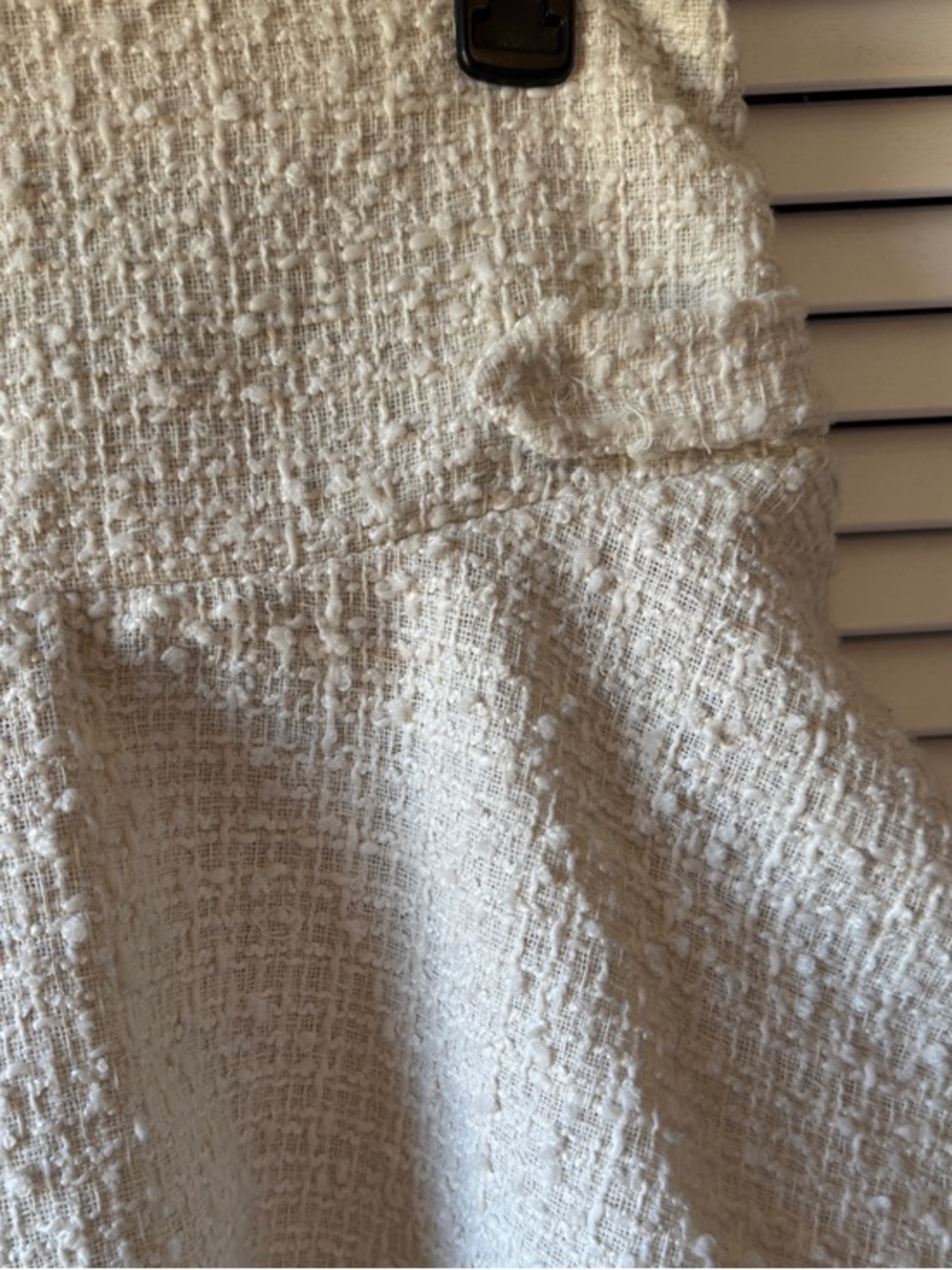 H&M Cream Tweed Flared Mini Skirt - Picture 2 of 4